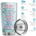 thumbnail image 6 of 20oz Stainless Steel Tumbler - Braver, Stronger, Smarter - Mother Daughter Gift - Daughter Gift From Mom - Gifts For Women Birthday Unique - Graduation Gifts For Her Back To School Stuff, 6 of 6