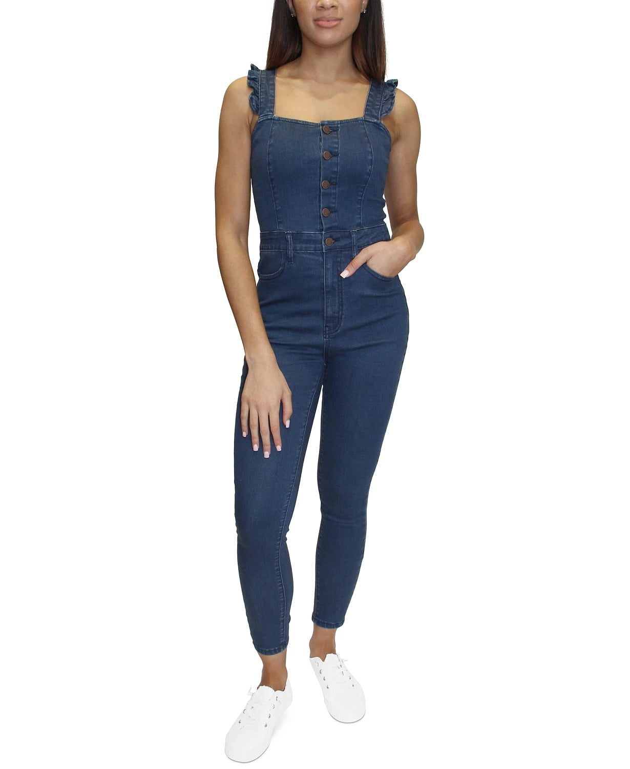 Almost Famous Juniors' Ruffle-Strap 