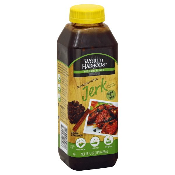 World HarborsÂ® Jamaican Style Jerk Sauce & Marinade 16 fl. oz. Bottle