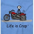 thumbnail image 2 of Speedy Motorcycle Flat Tire Biker Men's Graphic T Shirt Tees Brisco Brands M, 2 of 6
