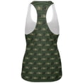 thumbnail image 2 of Grizzly Bear Adirondack Pattern Green All Over Womens Work Out Tank Top Multi LG, 2 of 2