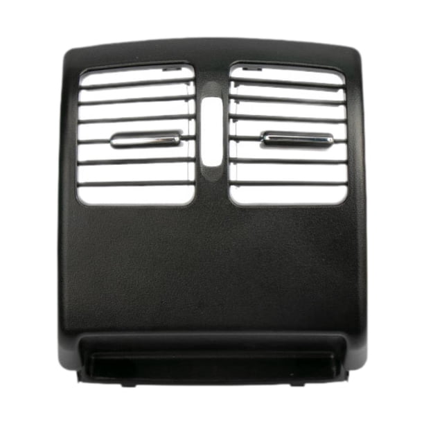 Panel de ventilación de aire Moldura de ventilación Rendimiento estable y resistente Fácil instalación Consola central Negro