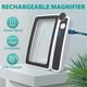 thumbnail image 2 of 4X Large Magnifying Glass with Light for Reading,Lighted Magnifier with 10 LED Foldable Handheld Magnifiers for Seniors, 2 of 5