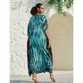 thumbnail image 5 of Sunforyou Kaftan Dresses for Women Plus Size Swimsuit Cover up Caftans Vneck Moo moo Dresses Loose Loungewear, 5 of 5