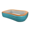 thumbnail image 1 of Inflatable Pool Kids Rectangular, Foldable Kid Pool Inflatable Swimming Pool 3 Layer Kid Folding Inflatable Swim Pool For Outdoor Yard, 1 of 8