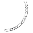 thumbnail image 2 of Esclava Pulsera Fígaro 3x1 Caballero Hombre Plata 925 5 Mm plateado Largo/Ancho: 21 cm x 5 mm, 2 of 4