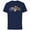Navy, variant on Disney and Pixar’s Inside Out Emotions Watercolor Flowers - Short Sleeve Cotton T-Shirt for Adults - Customized-Black