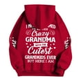 thumbnail image 4 of Women's Letter Printed Fashion Casual Hoodie Featuring A Relaxed Fit And Stylish Design Sweatshirt Dress Zipper Lightweight Zip up Hoodie Women's Hoodie Sweatshirt with Snaps Sweatshirt Color French, 4 of 4