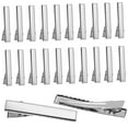 thumbnail image 4 of Beaupretty 100Pcs Small Clip Bows Silver Metal for Hair Styling Projects Women, 4 of 8