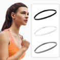 thumbnail image 2 of Mens Boys Ladies Long Stretchy Thin Hair Elastic Football Sports Headband A6R0, 2 of 5