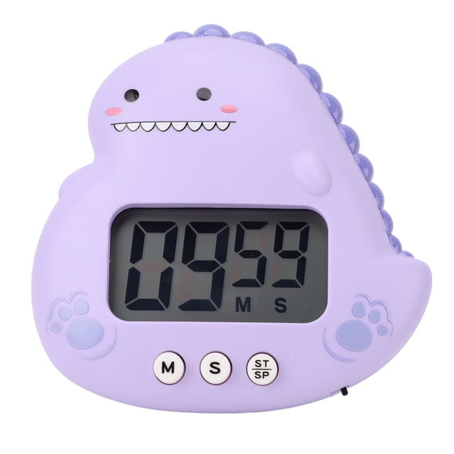 Temporizador Digital De Dinosaurio Para Niños Temperatura De Cocina Magnética Grande Con Pantalla LCD Con Un Fuerte Cronómetro De Cuenta De Alarma Para Cocinar A Salón De