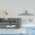 thumbnail image 2 of Estatua de bailarina de ballet, figura artística de resina, decoración del hogar, pergamino de metal, arte de pared, placa decorativa floral para ofic, 2 of 8