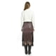 thumbnail image 3 of Falda de vinipiel con flecos Roman Fashion /Juvenil, 7063 (Cafe) cafe M, 3 of 3