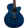 Dean Performer Ultra Quilt Acoustic-Electric Guitar Transparent Blue