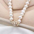 thumbnail image 4 of Qarigey Collar de perlas, colgante para mujer, adorno de vestir, hermosos collares elegantes para mujer, accesorio de moda, regalo de Festival Ropa, zapatos y accesorios Miscelánea Blanco tipo 3 Qarigey AP015431-03, 4 of 6