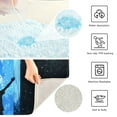 thumbnail image 3 of Yayeee Bath Rugs for Bathroom Floor Set of 2 Non Slip Fluffy Soft Absorbent Mat, Blue Butterfly, 3 of 7