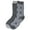 grey allover snowflake, variant on Gaahuu womens wool blend fully cushioned thermal boot socks-2 pr pack