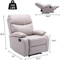 Recliner Chair Lazy Boy Manual Reclining Chair Single Sofa Recliner