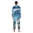 thumbnail image 4 of FORMRS Onesies Pajama for Adults Unisex Hoodie Winter Jumpsuit One Piece Sleepwear, Sizes S-2XL, Floral Moon, 4 of 7