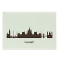 thumbnail image 1 of Hungary Cutting Board, Silhouette of Budapest City Famous Eastern European Architecture Panorama, Decorative Tempered Glass Cutting and Serving Board, in 3 Sizes, by Ambesonne, 1 of 2