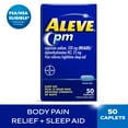 thumbnail image 3 of (2 pack) Aleve PM Pain Reliever & Nighttime Sleep Aid Caplets, 50 Count, 3 of 10