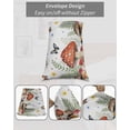 thumbnail image 6 of Spring Mushrooms California King Pillow Case - Microfiber Bed Throw Pillow Covers, Farmhouse Pastoral Botanical Watercolor Decorative Lumbar Pillow Cover with Envelope Closure for Sofa/Travel 20"x40", 6 of 6