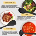 thumbnail image 3 of 45 Pcs Juego de Utensilios de Cocina, Utensilios de Cocina de Silicona para Cocinar con Tijeras Antiadherentes, Utencilios de Cocina con Herramientas y Paletas, Resistentes al Calor, sin BPA (Negro), 3 of 9
