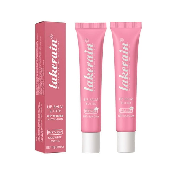EARKITY Lip Balm, Lip Butter Balm, Shea Butter Tinted Lip Balm, Lip Glowy Balm Hydrating Lip Mask, Natural Plumping Butter Lip Gloss for Dry Cracked Lips, Glossy Non-sticky Lip Care Moisturizer