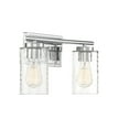 thumbnail image 4 of Trade Winds Raymond 2-Light Bathroom Vanity Light in Chrome, 4 of 5