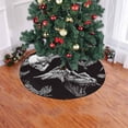 thumbnail image 2 of FMSHPON Dinosaur Halloween Background Xmas Christmas Tree Skirt Stand Mat for Holiday Party Decoration Indoor Outdoor 48 inches, 2 of 3