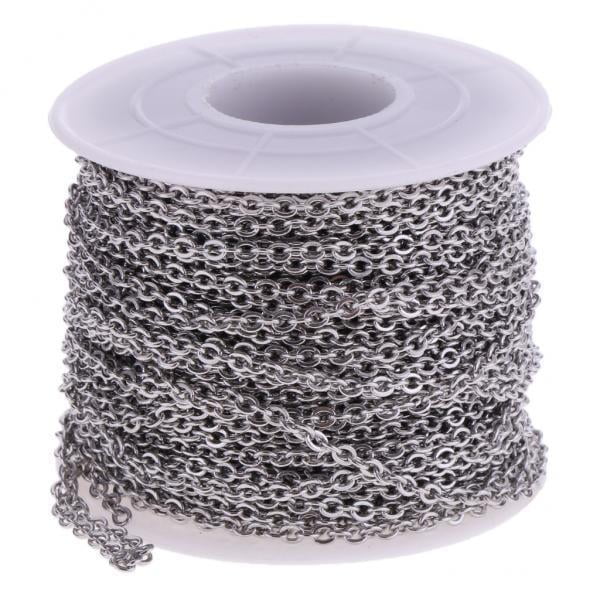 Cadena de cable de acero inoxidable perfecl 2x1 para Manualidades de Bricolaje