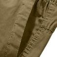 thumbnail image 3 of Solid Casual Pocket Outdoor Trousers Classic Trousers Work Pants, 3 of 4