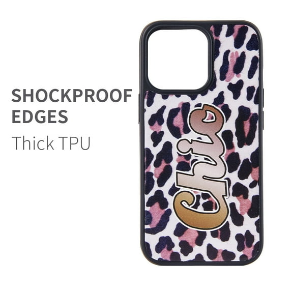 For Apple iPhone 13 (6.1") Stylish Fashion Marble Design Hybrid Electroplated TPU Thick Hard PC Shockproof Slim Cover ,Xpm Phone Case [ CHIC Animal Print ]