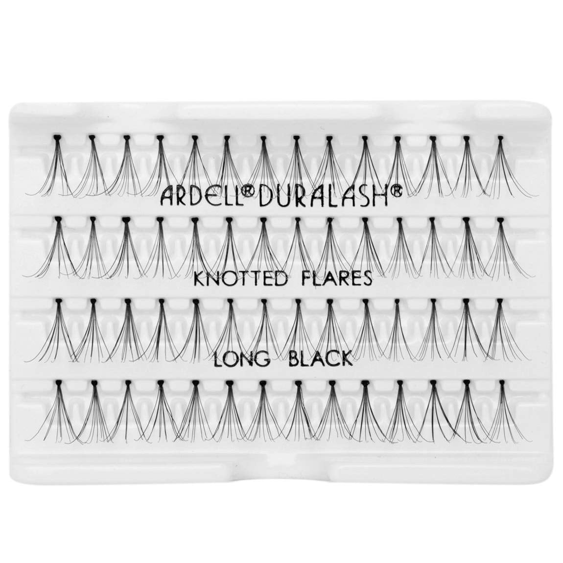 Ardell DuraLash Individual Medium Flare Lashes, Black 56 ea (Pack of 6)