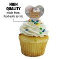 thumbnail image 3 of We Bare Bears Baby Bears Heart Love Cupcake Picks Toppers Decoration Set of 6, 3 of 7