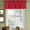 thumbnail image 3 of 2 Pack Valances for Window, Pure Red Short Curtains for Kitchen Bedroom Living Room, Simple Solid Color Rod Pocket Small Window Treatment Valance Drapes 42 x 18 Inch, 3 of 8
