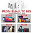 thumbnail image 6 of Vena 30W USB C Wall Charger, PD 3.0 Fast Charging Foldable Travel Charger Compatible with MacBook Air, USB C Laptops, iPad Pro, iPhone 15 14 13 12 11 Pro Max, Galaxy, Google Pixel, 6 of 8