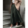 thumbnail image 4 of BTFBM Satin Skirts for Women Summer Elegant Flowy A-Line Cocktail Formal Silk Spring Maxi Skirt Night Out Outfits, 4 of 9