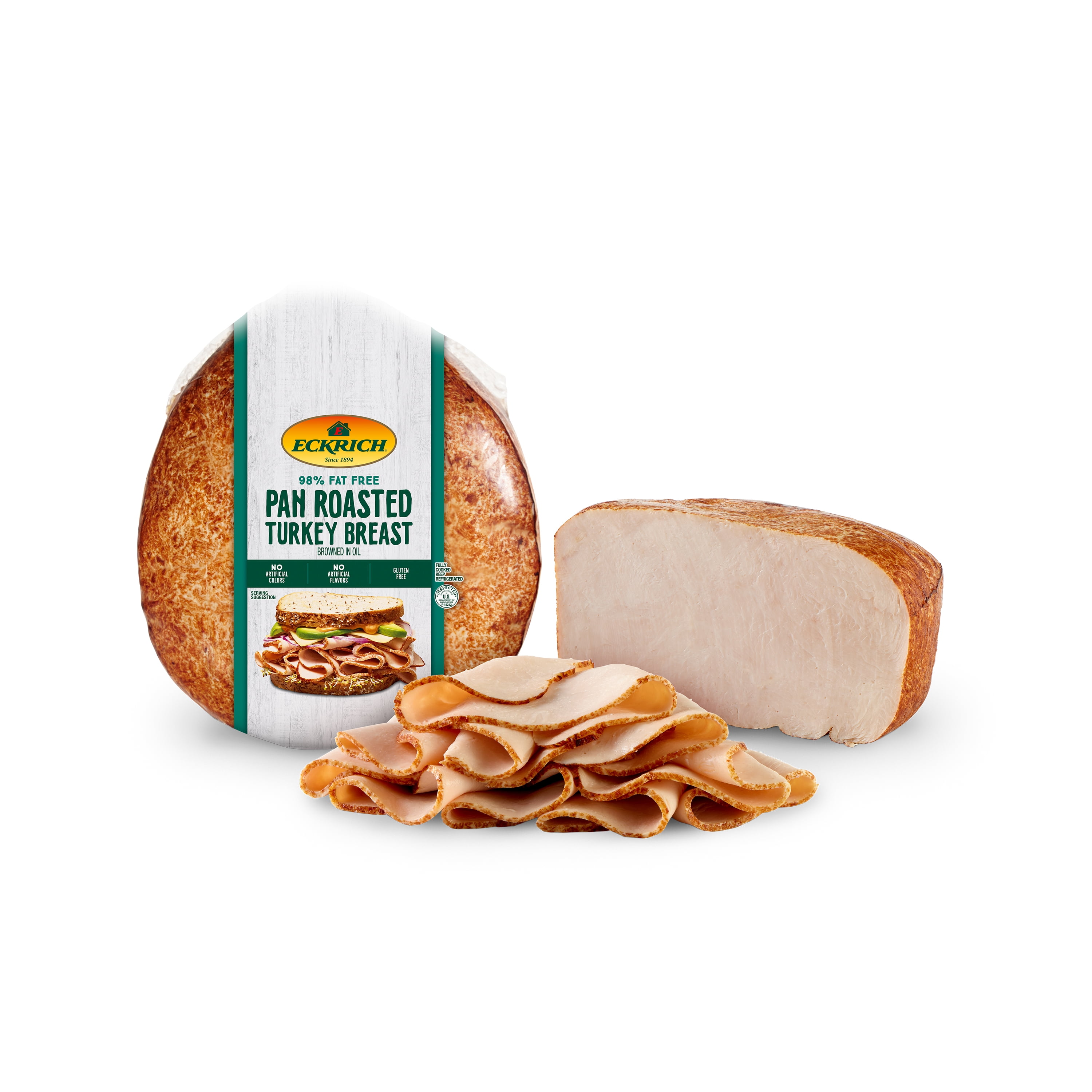 Eckrich Pan Roasted Turkey Breast, Deli, Sliced
