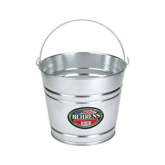 Behrens 1212GS Galvanized Steel Pail, 12 Quart