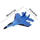 thumbnail image 3 of Fiudx Avión Rc, Avión de Juguete Inteligente, Modelo de Caza Resistente, Control Remoto Fácil de Volar, Regalo de Cumpleaños, Diversión Navideña, Uso Principiante para Niños y Adultos, Batería Recarg, 3 of 7