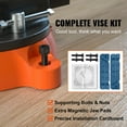 thumbnail image 4 of VEVOR 6" Bench Vise w/ Anvil 360°Swivel Locking Base Heavy Duty Ductile Iron, 4 of 9