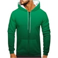 thumbnail image 1 of Funicet Sweat à Capuche pour Hommes, Chandail à Capuchon pour Hommes, Mode Décontractée pour Hommes, Sweat à Capuche à Manches Longues avec Fermeture Éclair, 1 of 4