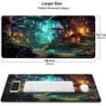 thumbnail image 2 of Mushroom Anime Desk Mat(35.4x15.7 in), Fairy Forest Large Gaming Mouse Pad for Laptop Computer, Tabletop Magic Play Mats Full Desk Mouse Pad, Fantasy Art XXL Playmat Mousepad, 2 of 6