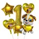 thumbnail image 3 of Juego de 6 globos de la Patrulla Canina, Chase Skye, película de aluminio, globos digitales, decoración de cumpleaños para niños, globos, juguetes, suministros para fiestas para niños y niñas, 3 of 5