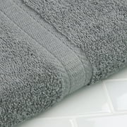 Mainstays Basic Hand Towel, Soft 100% Cotton and highly absorbent Hand Towel, Grey