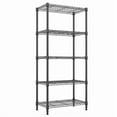 thumbnail image 4 of M MZG 5 Tier Storage Garage Shelves, 1250 lbs, 13.8" D x 35.4" W x 68.5" H, Black Wire Shelving Units, 4 of 9