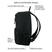 Eastsport Unisex Commuter Tech Backpack, Black