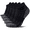 Black, variant on Mqamex 5-Pair Men's Ankle Socks, Moisture Wicking Socks, Breathable Mesh for Gym,Running,Hiking