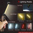 thumbnail image 3 of De Xiao Bei strict selection Folding COB Lampe de Travail LED Portable à Main Lampe de Poche à Batterie Intégrée Lampe Torche Lampe d'Urgence pour Inspection Automobile Rouge SOS Strobe, 3 of 7